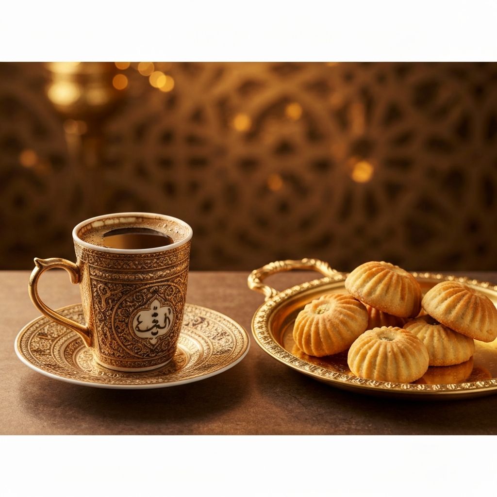 Coffee with Maamoul